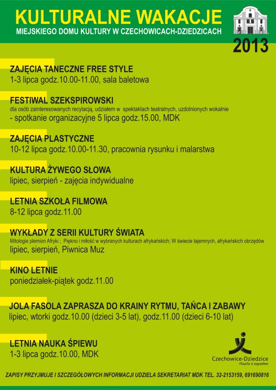 Oferta MDK wakacje